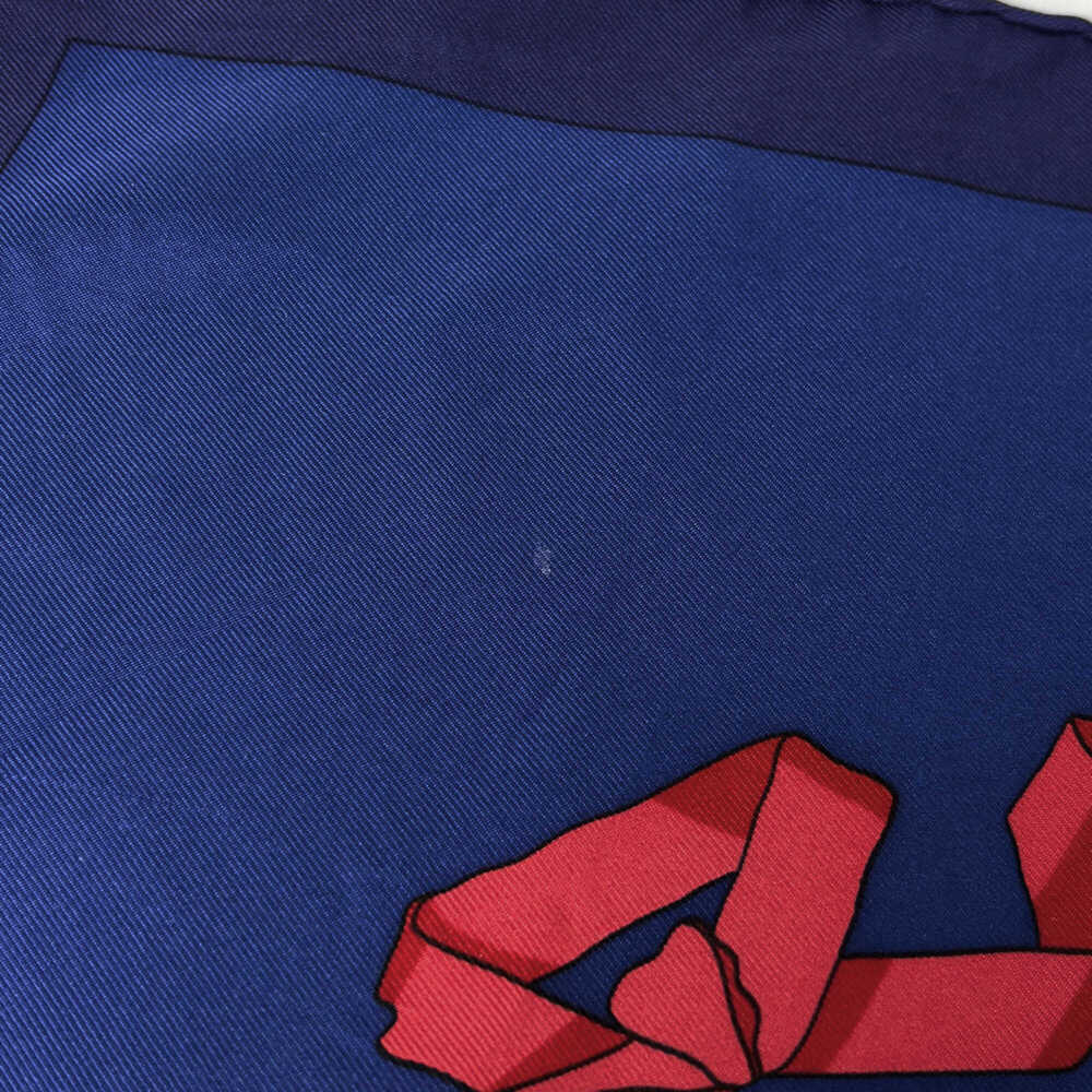 Hermes Carre 90 HELLO DOLLY scarf, silk, blue multicolor, women's. - Picture 5 of 8